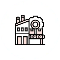 Manufacturing and Distribution Icon