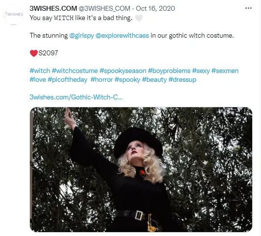3Wishes Halloween costume