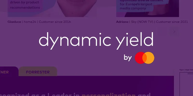 AI marketing tool | dynamic yield