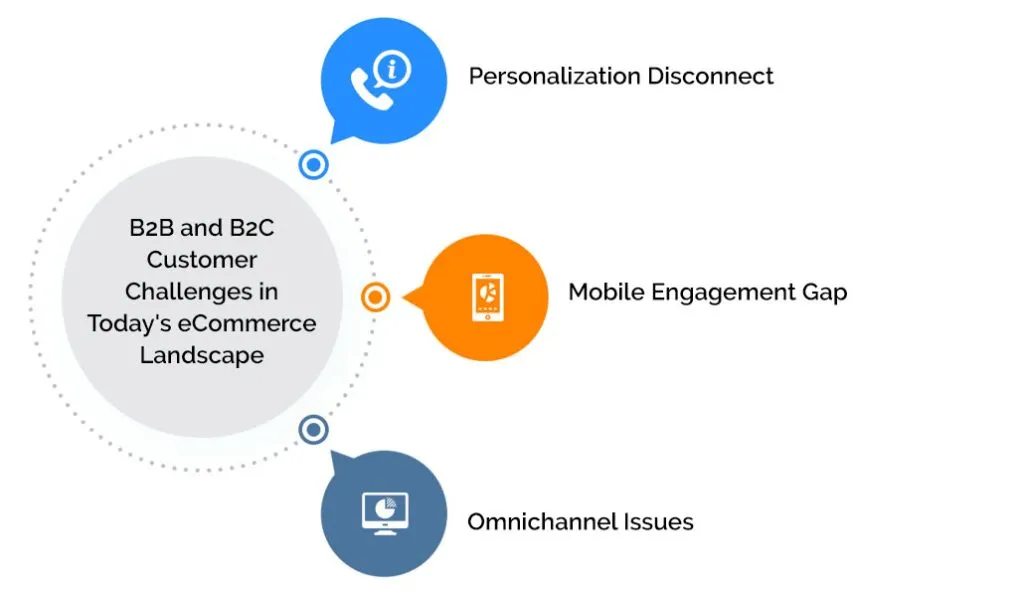 By the Numbers: B2B and B2C Customer Challenges in Today's eCommerce Landscape