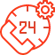 24 by 7 Support