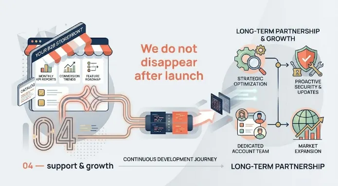 We do not disappear after launch
