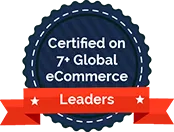 certified on 7+ global eCommerce leaders logo