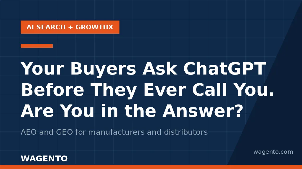 B2B buyers research vendors in ChatGPT before contacting suppliers