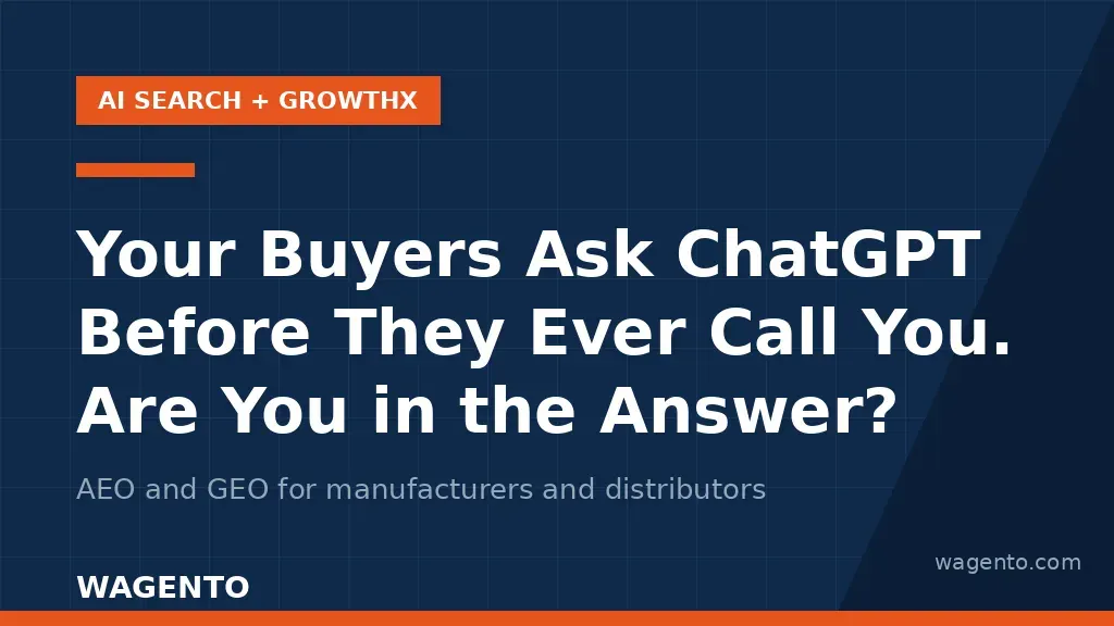 Your Buyers Ask ChatGPT Before They Ever Call You. Are You in the Answer?